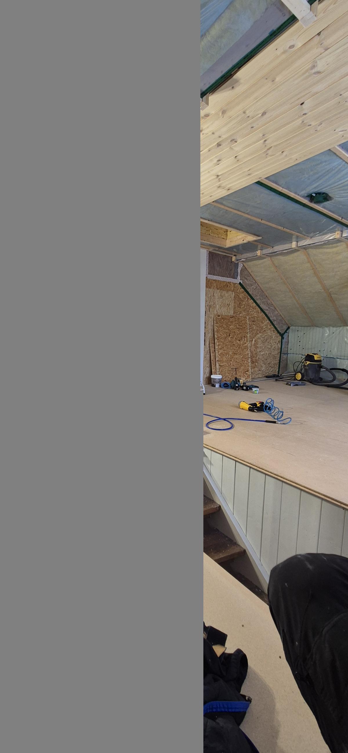 Oppussing av loft – I arbeid – loft