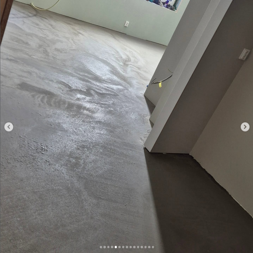 Totalrenovering av enebolig, Slemmestad – Før – gulv