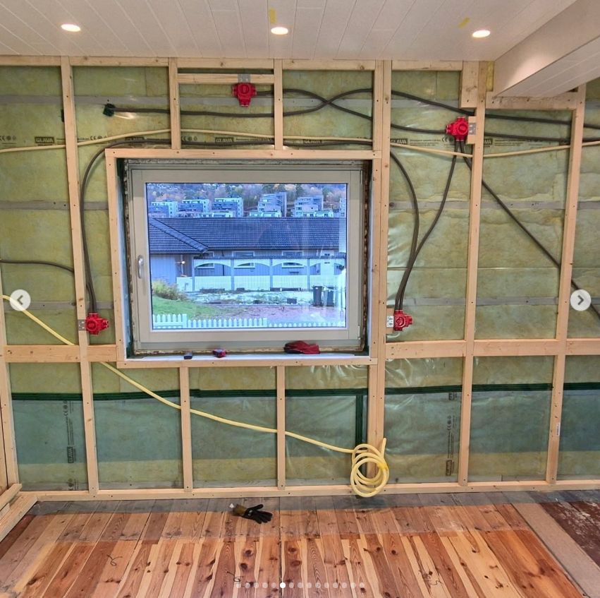 Totalrenovering av enebolig, Slemmestad – Før – vindu